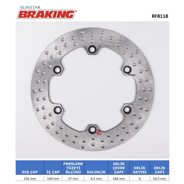 Yuvarlak Fren Di̇ski̇