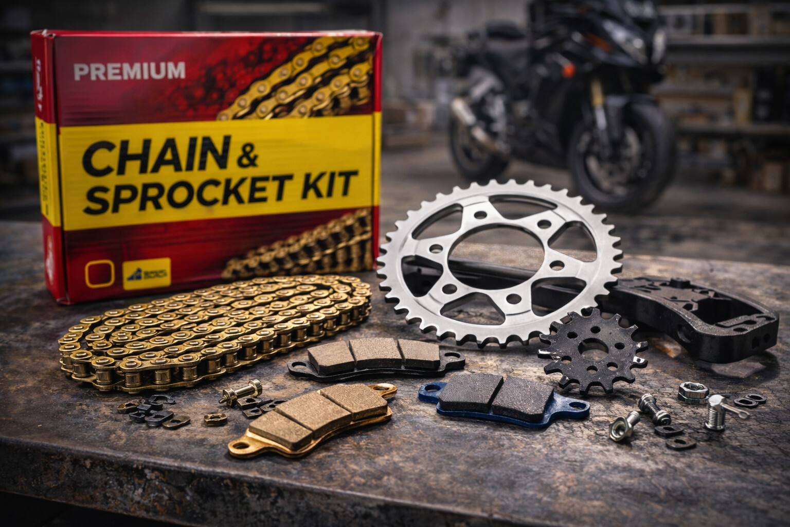 Motosiklet Zincir Dişli Seti